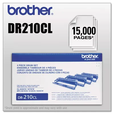 Brother DR-210CL Drum Unit, Black/Color