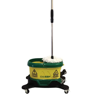 Bissell Commercial CycloMop CM500D-GRN Spin Mop w/ Dolly