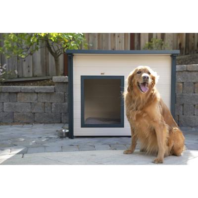 Rustic Lodge Pet Dog House Jumbo by New Age Pet in Maple