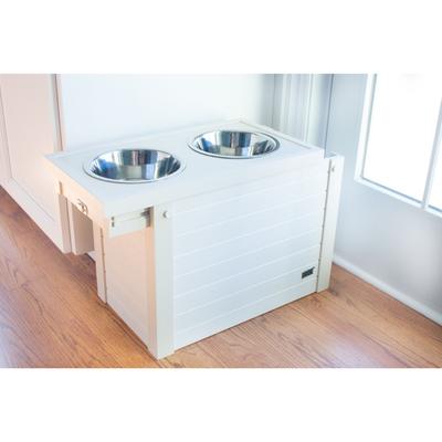 Piedmont Pet Dog Diner by New Age Pet in Antique White