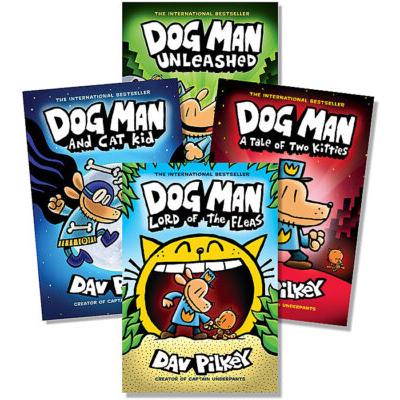Continue the Series: Dog Man #2-5 (Hardcover) - Dav Pilkey