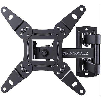 zhutreas Full Motion TV Wall Mount Articulating Bracket For 13-42 Inch LED LCD OLED Flat Curved Screens in Black, Size 6.0 H x 9.8 W x 14.5 D in