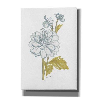 Winston Porter Countryside Bloom 3 by Stellar Design Studio - Wrapped Canvas Painting Canvas, Solid Wood in White | 26 H x 18 W x 0.75 D in | Wayfair