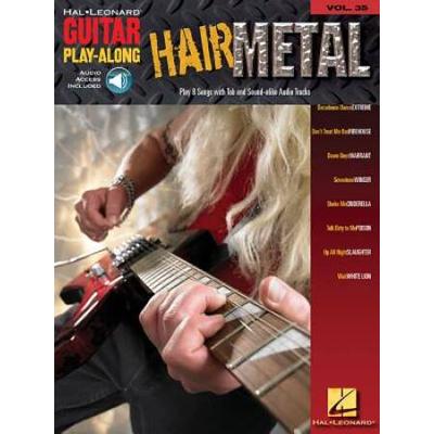 Hair Metal Guitar Play-Along Volume 35 Book/Online Audio [With Cd]