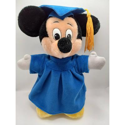 Disney Toys | Disney Mickey Mouse Plush Stuff Toy. | Color: Black/Blue | Size: Osbb