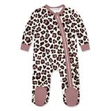 Little Millie Girls' Rompers Simply - Cream Simply Skin Leopard Footie - Infant