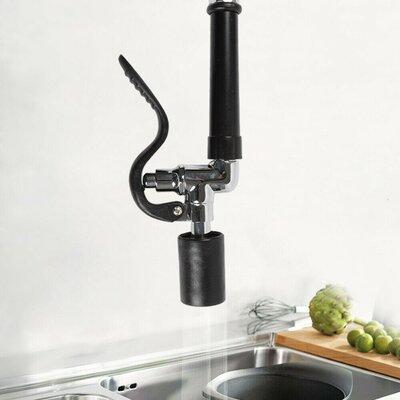 YYBUSHER High-Pressure Single Handle Kitchen Faucet, Stainless Steel in Black | 10.2 H in | Wayfair YYBUSHER1729
