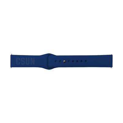 Blue Cal State Northridge Matadors Samsung 22mm Watch Band