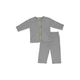 Baby Mode Signature Baby Boys And Girls 2 Piece Knit Set, Gray, 6 Months