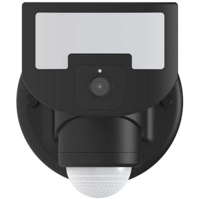 Versonel Video Enabled Dusk to Dawn Flood Light w/ Motion Sensor in Black | 6.49 H x 5.51 W x 7.04 D in | Wayfair VSL95B
