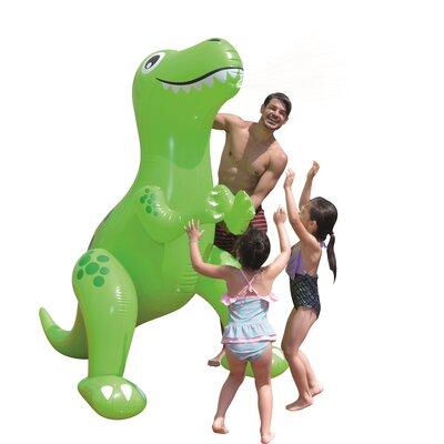 Pool Central 6.75' Inflatable Jumbo Dinosaur Water Sprayer Vinyl in Green | 81 H x 74 W x 49 D in | Wayfair POOL CENTRAL JL 97261