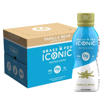 ICONIC Protein Shake 12 pk. (Vanilla Bean)