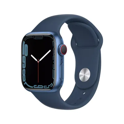 Apple Watch Series 7 41mm GPS + Cellular (Blue Sport Band)