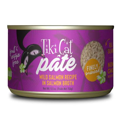Luau Wild Salmon Pate Wet Cat Food, 5.5 oz., Case of 8, 8 X 5.5 OZ