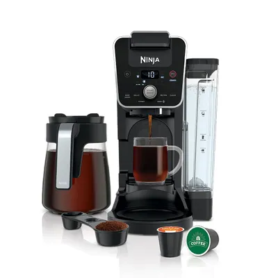 Ninja® DualBrew Coffee Maker, Single-Serve, compatible with K-Cups & 12-Cup Drip Coffee Maker