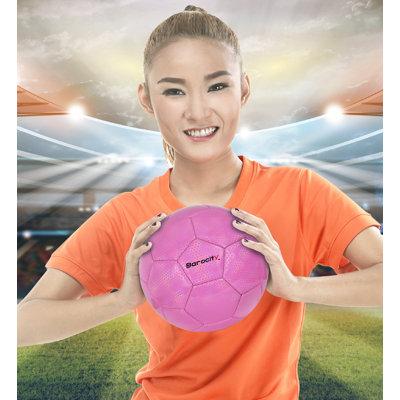 CoTa Global Barocity Soccer Ball - Premium Boy & Girl Official Match Ball w/ Cool Reflective Rainbow Hex Pattern, Durable, Indoor, Outdoor, Training | Wayfair