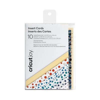 Cricut Joy Insert Cards | Charmed Sampler 4.25" x 5.5" | Blue/Orange
