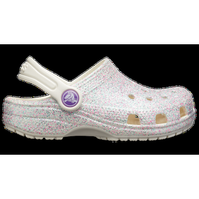 Crocs Oyster Kids' Classic Glitter Clog Shoes