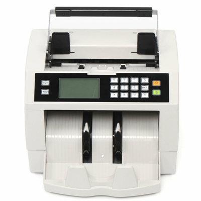 YYBUSHER Portable Cash Counter Machine Money Counting Machine in Black/White | 9.06 H x 13.59 W x 10.13 D in | Wayfair YYBUSHER10922