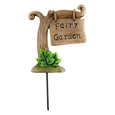 Midwest Design Imports, Inc. Fairy Garden Multi - Fairy Garden Garden Decor Sign