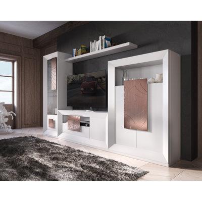 Hispania Home Entertainment Center for TVs up to 55" Wood in Brown | Wayfair MX23TV