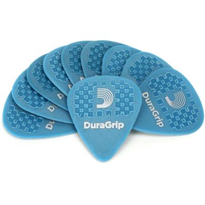 D'Addario 7DBU5-10 Duragrip Guitar Picks - Blue Medium/Heavy