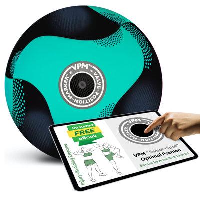 Millenti Us Soccer Ball Official Size 5 - Reverse Bend-it Soccer Ball w/ High-visibility | 8.7 H x 8.7 W x 8.7 D in | Wayfair SB0405GN
