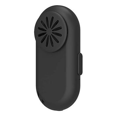 Cooling Sense Black - Black Handheld Oval Fan