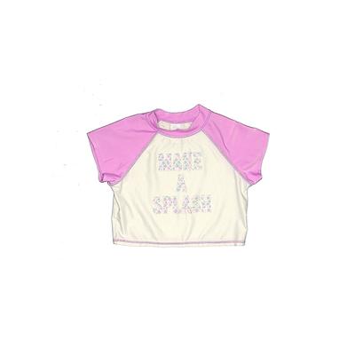 Cat & Jack Rash Guard: Pink Sporting & Activewear - Kids Girl's Size Large