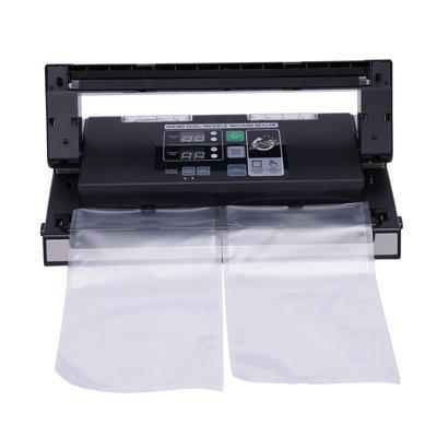 FRONG Tec Pura Fast Vacuum Sealing Machine For Food (Home & Commercial Use) in Black | 3.58 H x 18.66 W x 9.57 D in | Wayfair A3007