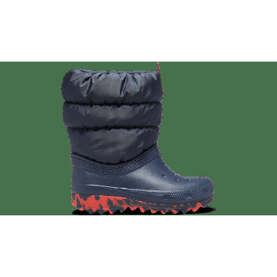 Crocs Navy Toddler Classic Neo Puff Boot Shoes