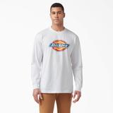 Dickies Men's Tri-Color Logo Graphic Long Sleeve T-Shirt - White Size 3Xl (WL22A)