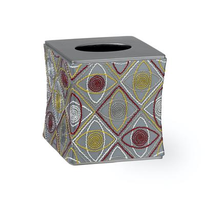 Sedona Tissue Box by POPULAR BATH in Grey