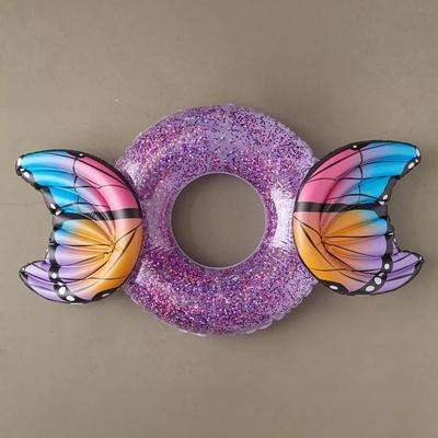 Urban Outfitters Toys | Glitter Butterfly Pool Float (New In Box!) | Color: Purple | Size: 58”L X 38”W X 39”H