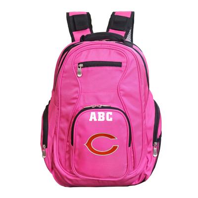 MOJO Pink Chicago Bears Personalized Premium Laptop Backpack