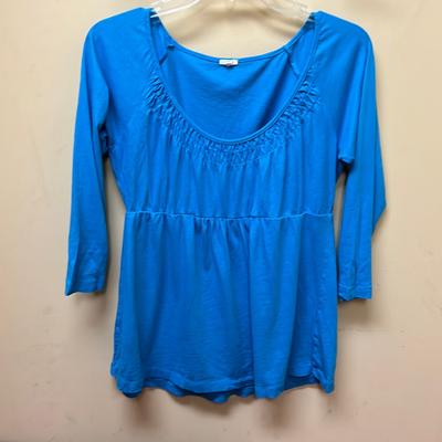 J. Crew Tops | J.Crew Smock Top Size M Small Spots Shows In Pics | Color: Blue | Size: M