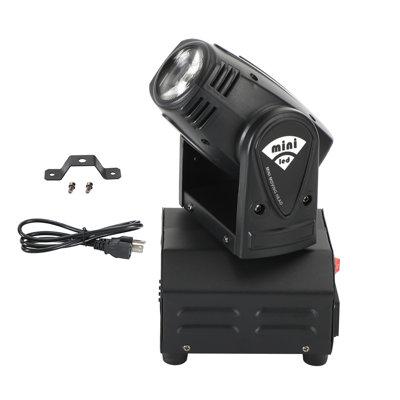 The Holiday Aisle® 80W LED Moving Head Stage Lighting in Blue/Green/Red | 9.8 H x 4.6 W x 4.6 D in | Wayfair 35BC256FAB9B42EEB44DAE8A6B412E66