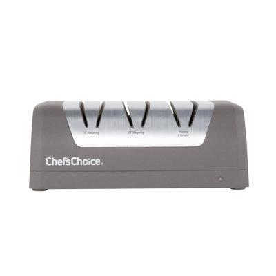Chef'sChoice Rechargeable AngleSelect DC 1520 Electric Knife Sharpener Diamond in Gray | 2.89 H x 4.39 W x 7.57 D in | Wayfair SHC52BGY11