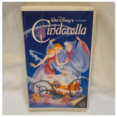 Disney Media | 5/$15 Cinderella Vhs Tape | Color: Black | Size: Os