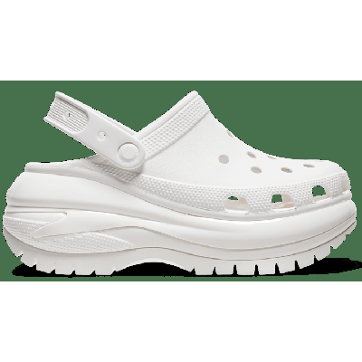 Crocs White Mega Crush Clog Shoes