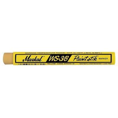 MARKAL 82421 Paint Crayon, Medium Tip, Yellow Color Family, 12 PK