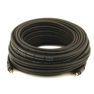 MONOPRICE 5583 A/V Cable, 3.5mm M/M cable, Black,50ft