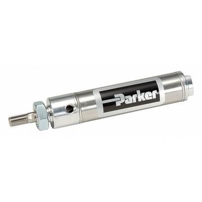 PARKER 1.06DSR01.00 Air Cylinder, 1 1/16 in Bore, 1 in Stroke, Round Body