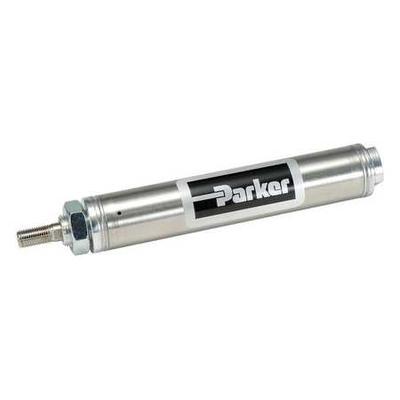 PARKER 2.00NSR01.00 Air Cylinder, 2 in Bore, 1 in Stroke, Round Body Single