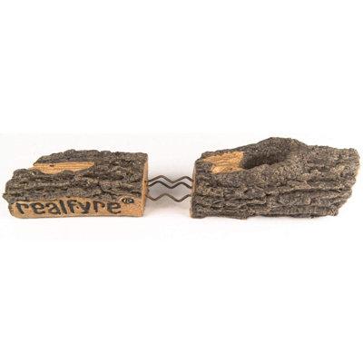 Real Fyre Standard Vented Gas Log Set Charred Oak - 18/20