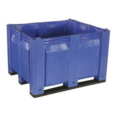 DECADE PRODUCTS M011000-100 Blue Bulk Container, Plastic, 25.4 cu ft Volume