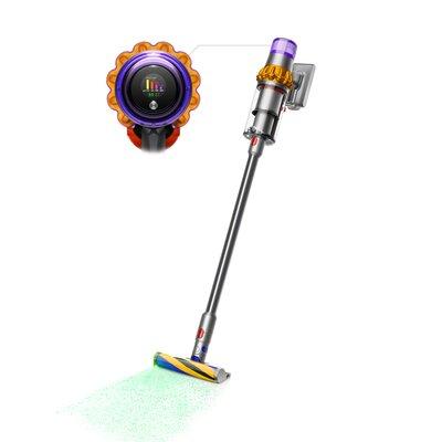 Dyson V15 Detect Cordless Vacuum Cleaner in Brown/Gray/Yellow, Size 49.6 H x 10.47 W x 9.84 D in | Wayfair 368340-01