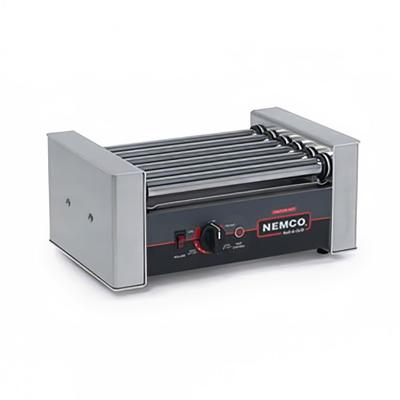 Nemco 8010SX-220 Roll-A-Grill 10 Hot Dog Roller Grill - Flat Top, 220v, Stainless Steel
