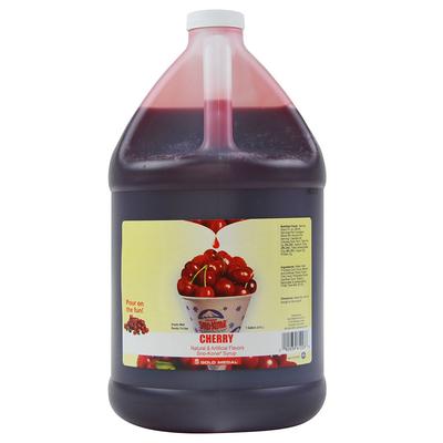 Gold Medal 1031GA 1 gal Cherry Snow Cone Syrup Concentrate
