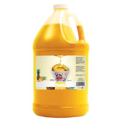 Gold Medal 1229 Pineapple Snow Cone Syrup, Ready-To-Use, (4) 1 gal Jugs